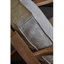 Coila Solid Oak & Linen Leisure Armchair